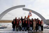 Школьники посетили торжественные мероприятия на мемориале «Разорванное кольцо»